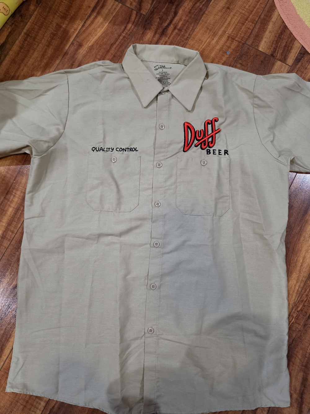 The Simpsons Duff Beer Shirt Like New